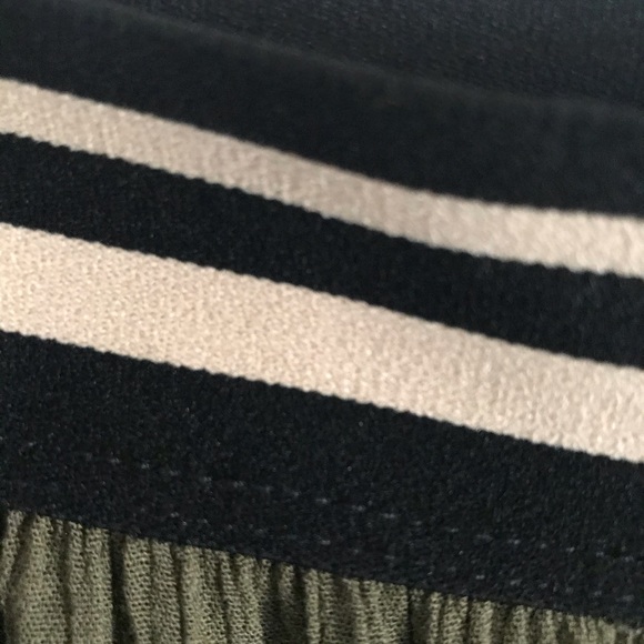 Dolan Olive Gauze Pull On Pant Wide Leg Flare S - Picture 4 of 4